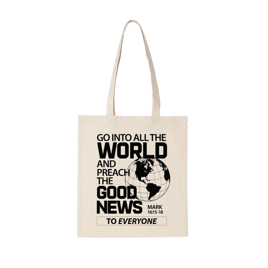 Go Into The World Totebag Natural